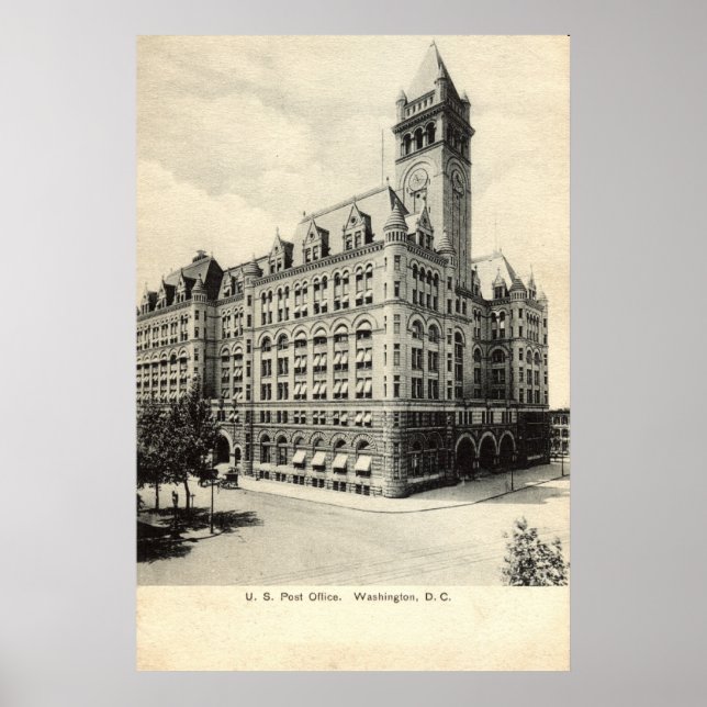 Poster US Poste Office Washington DC 1907 (Frente)