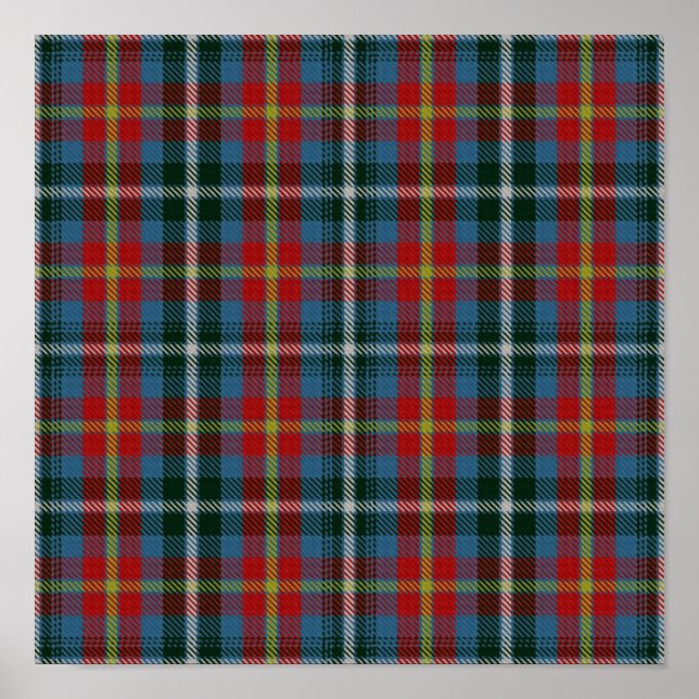 Poster US State Tartan - Alaska - Download Digital (Frente)