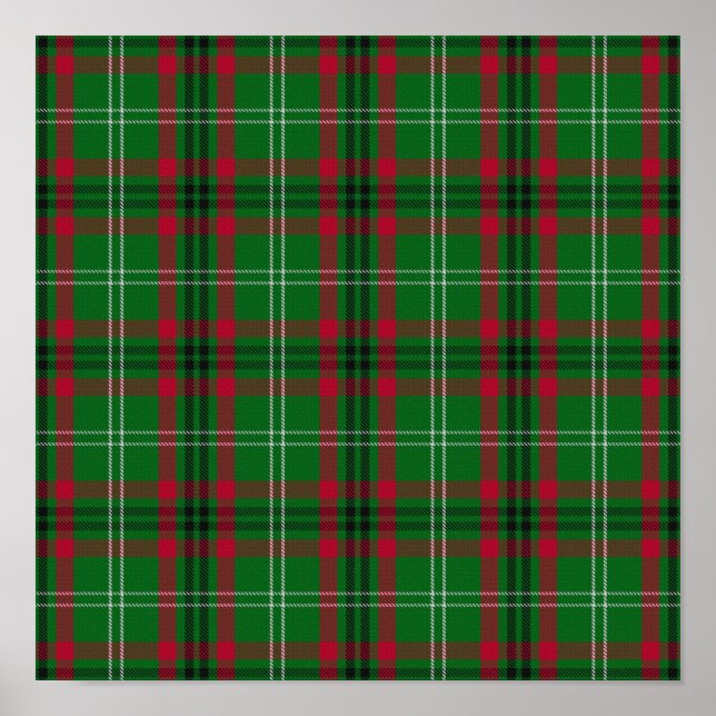 Poster US State Tartan - Arkansas - Digital Download (Frente)