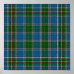 Poster US State Tartan - Connecticut - Download Digital