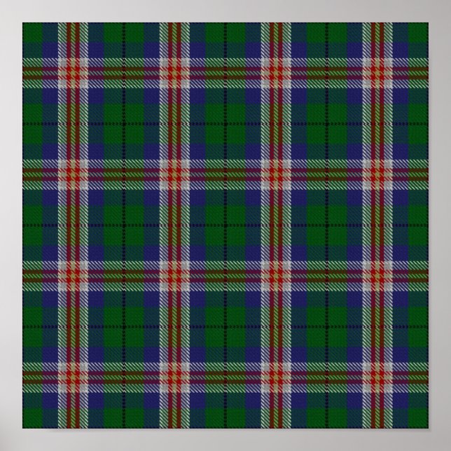 Poster US State Tartan - Kentucky - Download digital (Frente)
