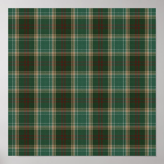Poster US State Tartan - Michigan - Download Digital (Frente)