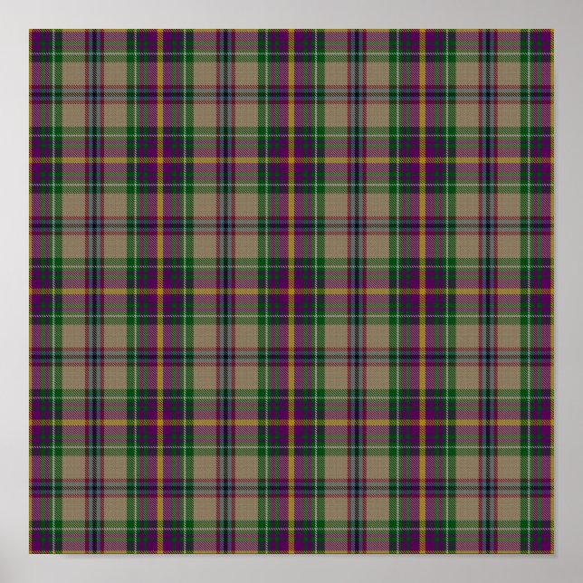 Poster US State Tartan - Oregon - Download Digital (Frente)
