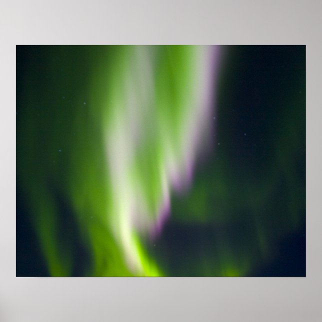 Poster USA, Alaska, Chena Hot Springs. Aurora Borealis (Frente)