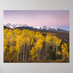 Poster USA, Colorado, Rocky Mountains. Dawn in the San