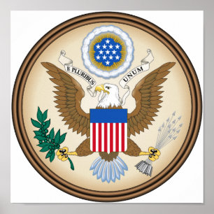 Poster USA great seal
