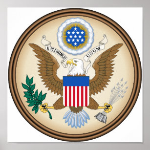 Poster USA great seal
