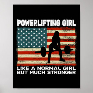 Poster Usa Gym Powerlifter Powerinclusive Para