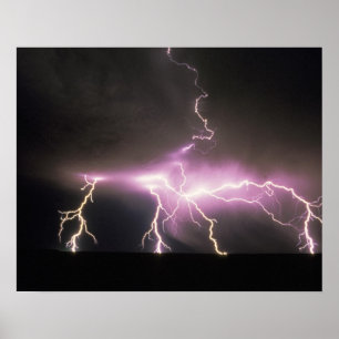 Poster USA, Idaho. Lightning.