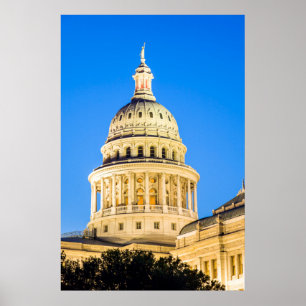 Pôster USA, Texas, Austin. Capitol Building (1888) 2