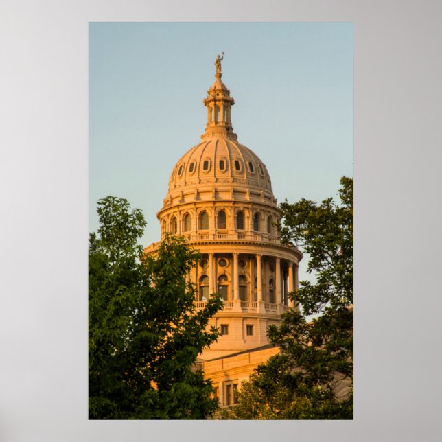 Poster USA, Texas, Austin. Capitol Building (1888) 3 (Frente)