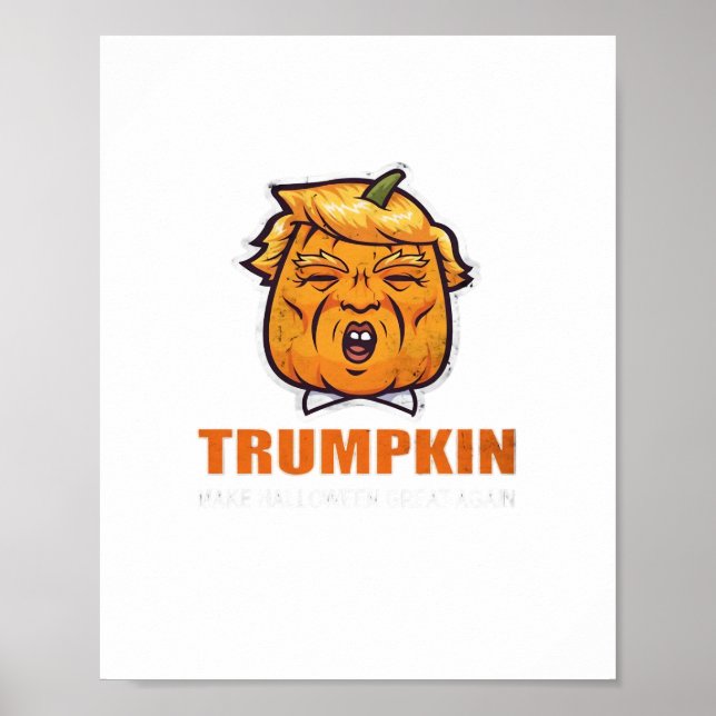 Poster Usa Trumpkin Faz Excelente De Halloween Novamente  (Frente)