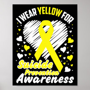 Poster Usar Amarelo Para Sensibilização Para A Prevenção