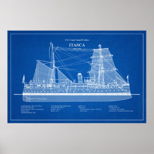 Poster USCG Cutter Itasca - ABD