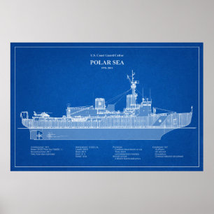 Poster USCG Cutter Polar Sea wagb-11 - ABD