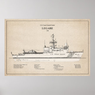 Poster USCG Legare wmec-912 - SBD