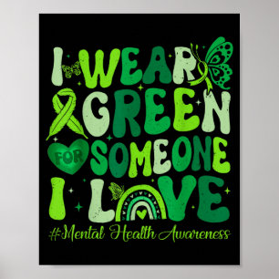 Poster Use Camisa Verde Para o Mês de Conscientização da