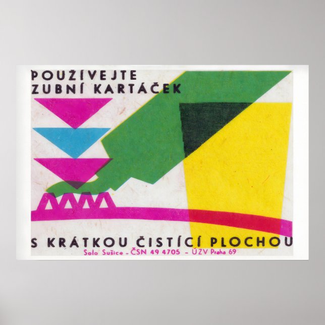 Poster Use Proper Toothbrush - Matchbox Print - Aesthetic (Frente)
