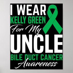 Poster Use Verde Kelly Pelo Meu Tio Câncer Do Ducto Bilia