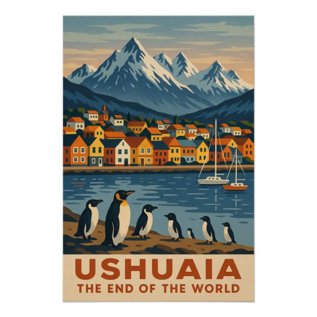 Pôster Ushuaia - O Fim do Mundo (Frente)