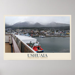 Poster Ushuaia Sob os Andes