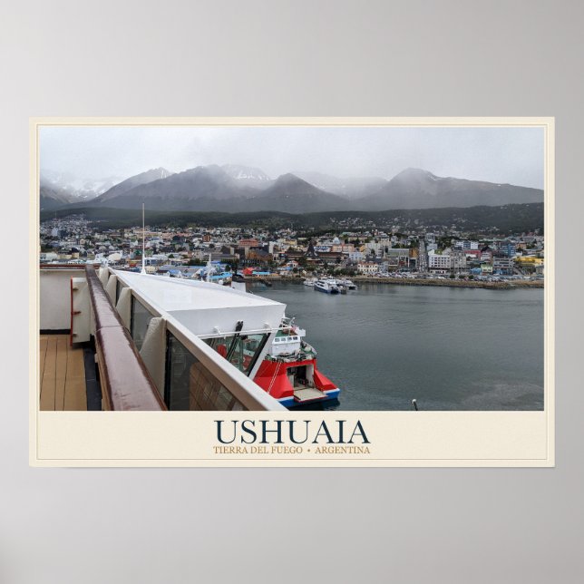 Poster Ushuaia Sob os Andes (Frente)