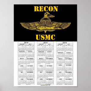 PÔSTER USMC RECON