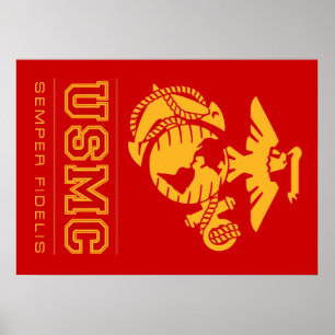 Pôster USMC Semper Fidelis [Semper Fi]