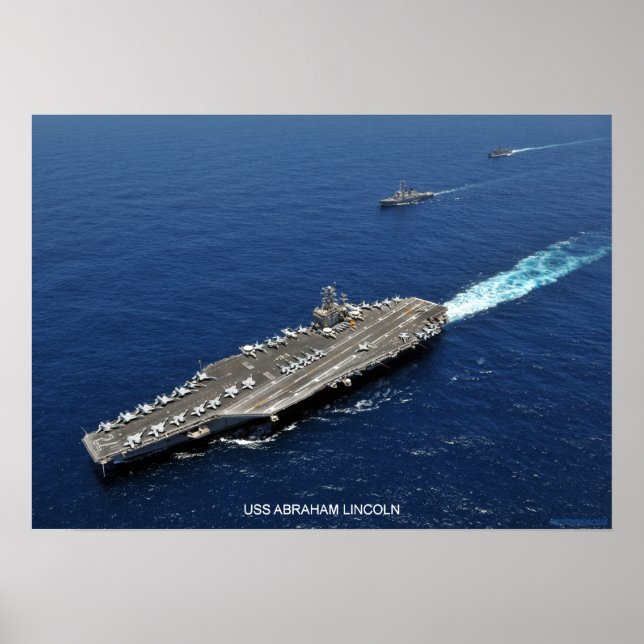 Pôster USS Abraham Lincoln (Frente)