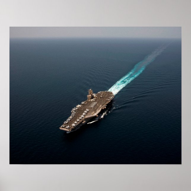 Poster USS Abraham Lincoln (CVN 72) (Frente)