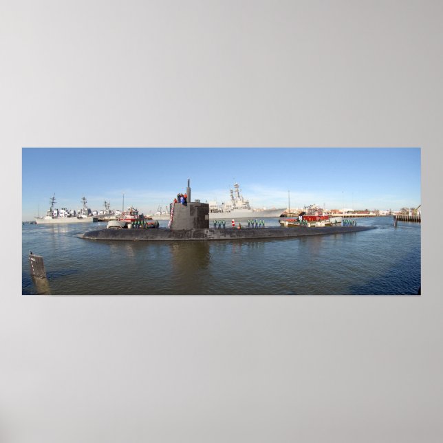 Poster USS Boise (SSN 764) (Frente)