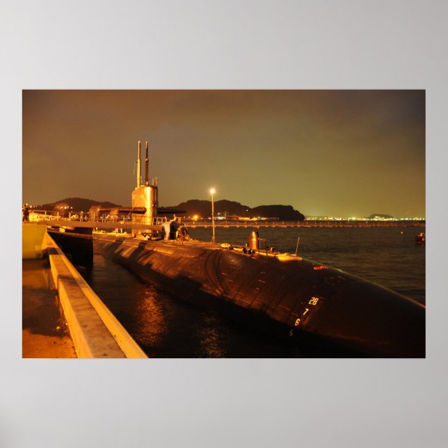 Poster USS Buffalo (SSN 715) (Frente)