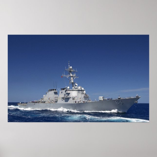 Pôster USS Carney (DDG 64) (Frente)