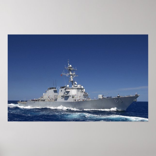 Poster USS Carney (DDG 64) (Frente)
