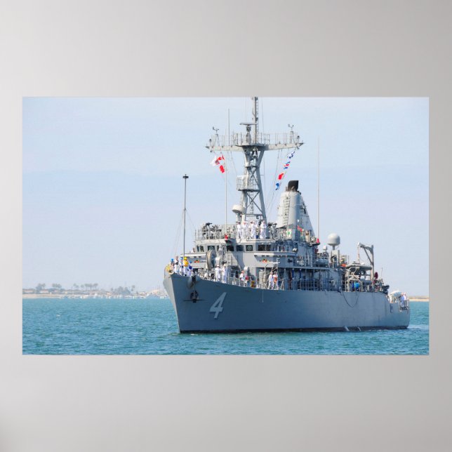 Pôster USS Champion (MCM 4) (Frente)