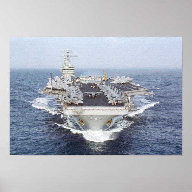 Poster USS Dwight D. Eisenhower (CVN 69) (Frente)