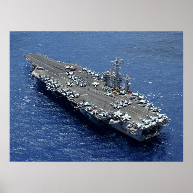 Poster USS Dwight D. Eisenhower (CVN 69) (Frente)