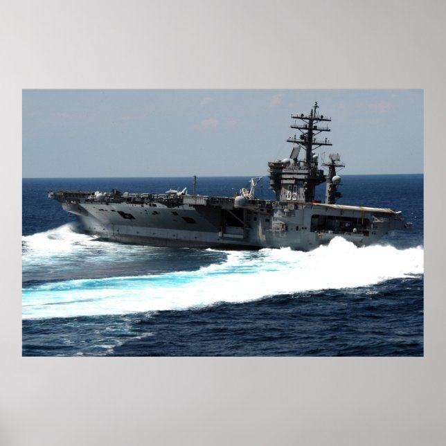 Poster USS Dwight D. Eisenhower (CVN 69) (Frente)