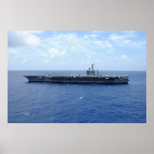 Pôster USS Dwight D. Eisenhower (CVN 69) (Frente)