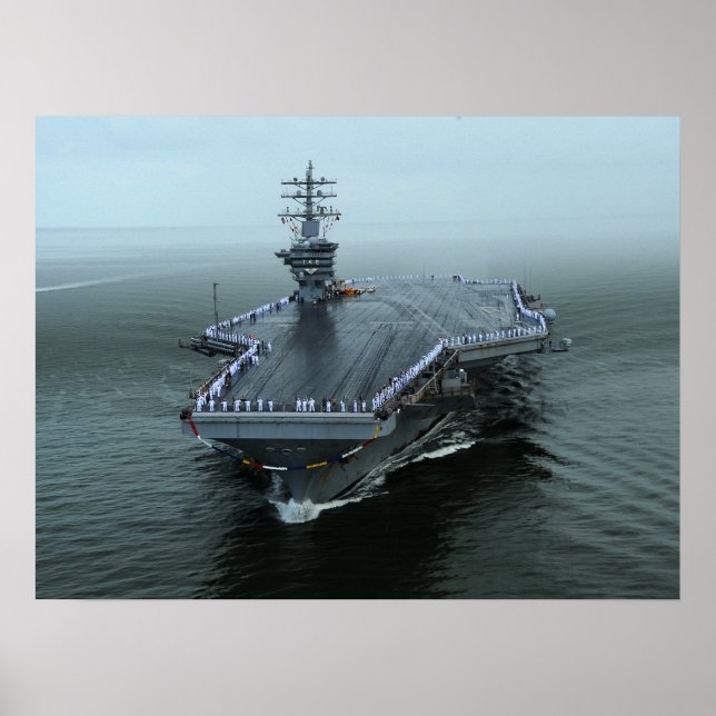 Pôster USS Dwight D. Eisenhower (CVN 69) (Frente)