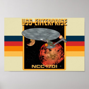 Poster USS Enterprise NCC1701