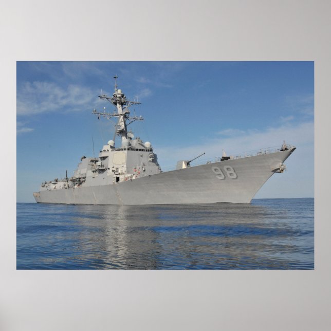Pôster USS Forrest Sherman (DDG 98) (Frente)