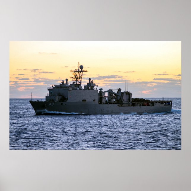 Poster USS Fort McHenry (LSD 43) (Frente)