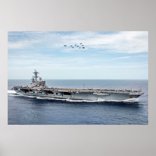 Poster USS George H.W. Bush (CVN 77) (Frente)