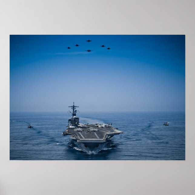 Poster USS George H.W. Bush (CVN 77) (Frente)