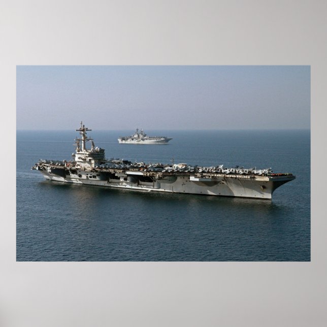 Poster USS George H.W. Bush (CVN 77) (Frente)