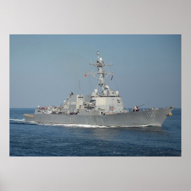 Pôster USS Gridley (DDG 101) (Frente)