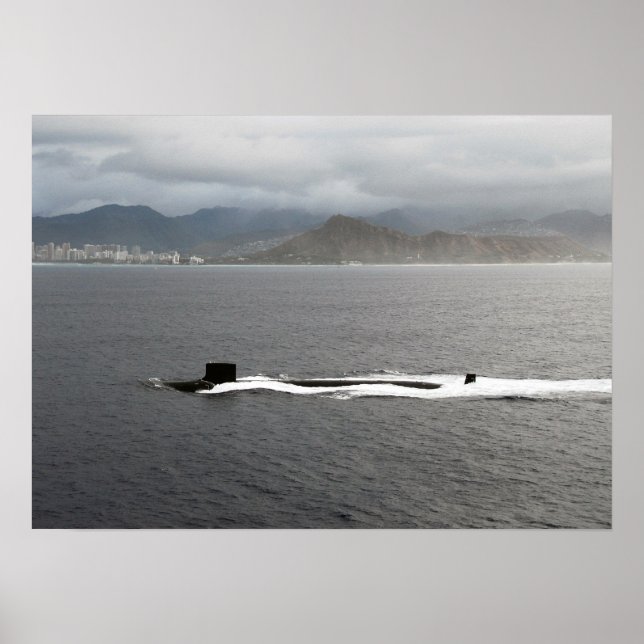 Poster USS Hawaii (SSN 776) (Frente)
