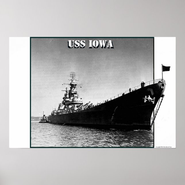 Poster USS Iowa (Frente)