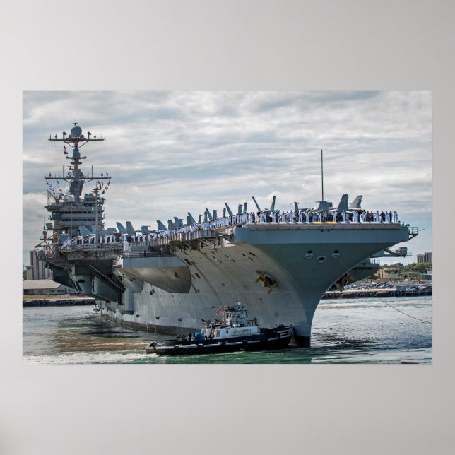 Poster USS John C. Stênis (CVN 74) (Frente)